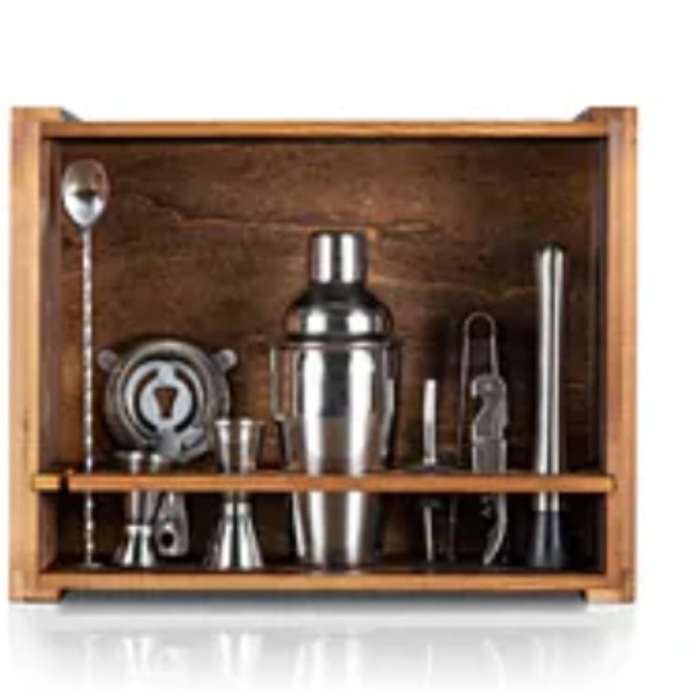 BAR Tool Set Fired Pine Box
